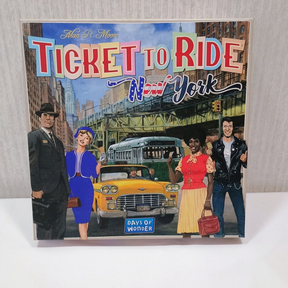 Ticket To Ride New York by Days of Wonder Preowned Complete 2018